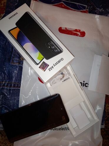tek vesiqe ile kredit telefon in Azərbaycan | TOZSORANLAR: Samsung Galaxy A52 | 256 GB rəng - Qara | İki sim kartlı