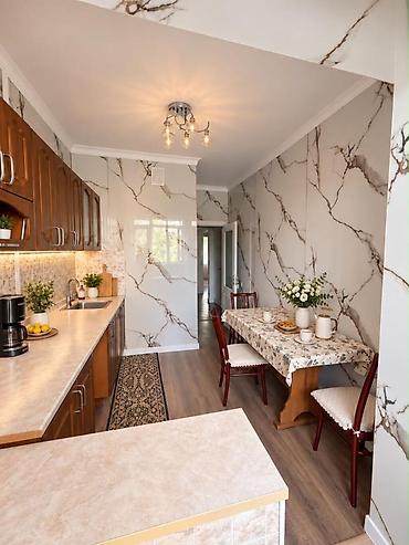 Квартиры: 3 комнаты, 82 м², Асанбай мкр 106 серия, 2 этаж, Евроремонт — 6