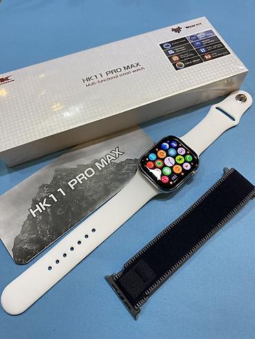 pro max: Yeni, Smart saat, Wearfit, Sensor ekran, rəng - Ağ — 1