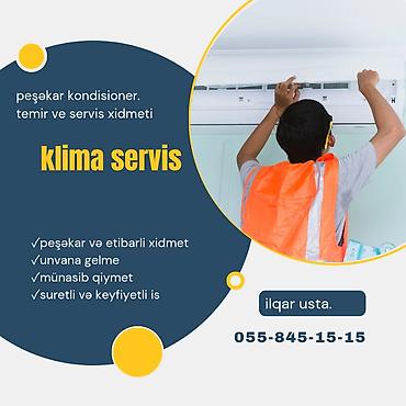 kondisoner ustası: Təmir, Split kondisionerlər, Nasazlığın aradan qaldırılması, Zəmanətlə — 1
