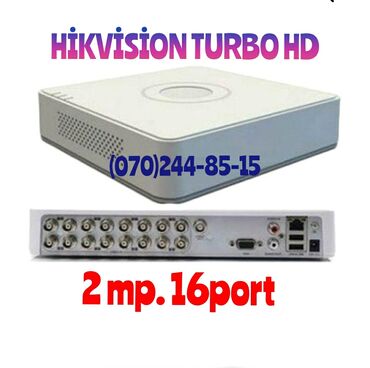 hdmi̇: HİKVİSİON 16port 1080p Turbo HD/AHD/Analog interface input, 16-ch