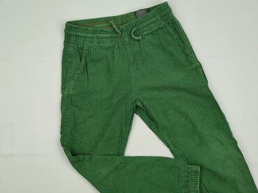 spodnie woskowane goodies: Pozostałe spodnie dziecięce, H&M, 9 lat, 128/134, stan - Bardzo dobry