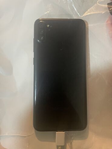 note 13 plus tablet: Samsung Galaxy A11, rəng - Qara, Barmaq izi