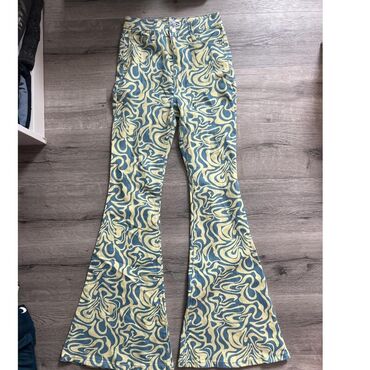 ženske pantalone i prsluk: S (EU 36), High rise, Flare