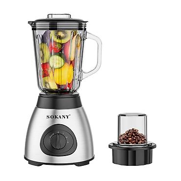 Blenderlər: SOKANY SK-148S 2-in-1 blender/şirəçıxaran - Güc: 400W (Peak Blending — 3