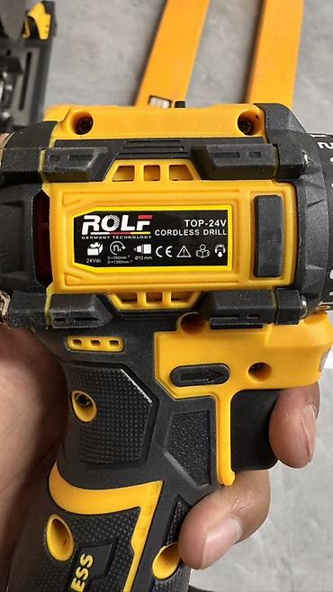 Электроинструменты: Аккумуляторная дрель-шуруповёрт ROLF TOP-24V (Brushless) в чемодане — 3