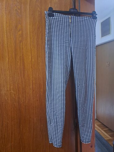 cigaret pantalone zara: One size, Visok struk, Ravne nogavice