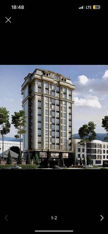 дом арча бешик квартира: 2 комнаты, 60 м², Элитка, 10 этаж, ПСО (под самоотделку)