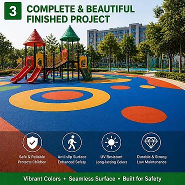 max safe: EPDM покрытие для детских и спортивных площадок Описание: - Система — 5