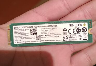 SSD diskləri: Daxili SSD disk HP, 120 GB, M.2, İşlənmiş