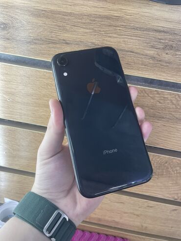 айфое: IPhone Xr, Колдонулган, 64 ГБ, Кара, Коргоочу айнек, Каптама, 78 %