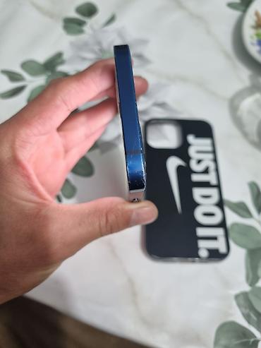 Apple iPhone: IPhone 12, Б/у, 64 ГБ, Синий, Чехол, 93 % — 12