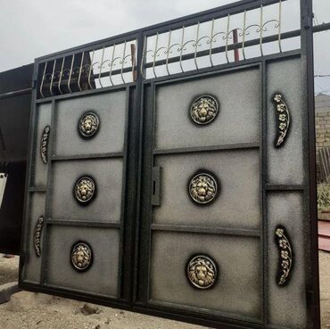 Həyət darvazaları: Yeni Dəmir Həyət darvazası, 3 m, Mexaniki, Qapı ilə, rəng - Qara, Kredit yoxdur, Ödənişli quraşdırma, Ünvandan götürmə, Ödənişli çatdırılma, Rayonlara çatdırılma -da lalafo.az — 26 Həyət darvazaları: Yeni Dəmir Həyət darvazası, 3 m, Mexaniki, Qapı ilə, rəng - Qara, Kredit yoxdur, Ödənişli quraşdırma, Ünvandan götürmə, Ödənişli çatdırılma, Rayonlara çatdırılma — 26