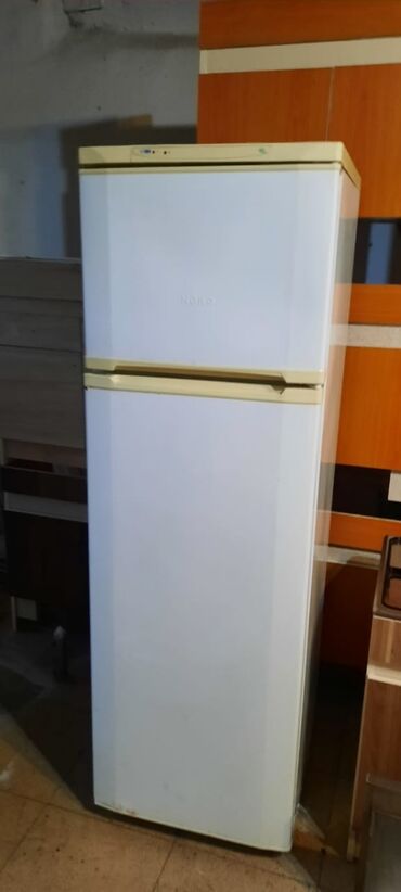 норд бенц: Б/у Side-By-Side (двухдверный) цвет - Белый холодильник Nord