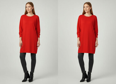 czerwona sukienki na studniówkę: Women`s dress, size S