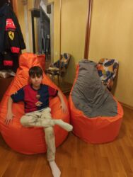 пуфы для прихожей: Новый, Пуфик-кресло, Ткань, Нет кредита, Бесплатная доставка в черте города