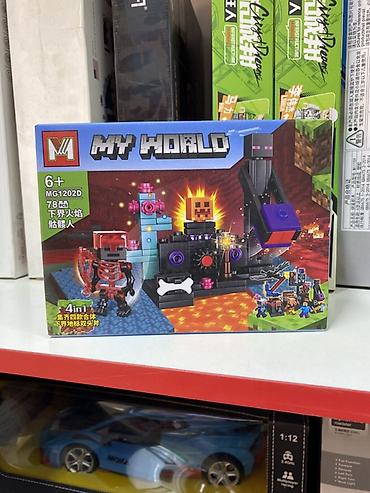 game insight: Конструктор в стиле Minecraft My World, модель MG1202D. Набор — 1