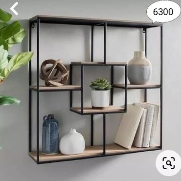 Полки для цветов: Лофт стиле, полка, стеллаж, подставки для цветов для книги, стол — 14