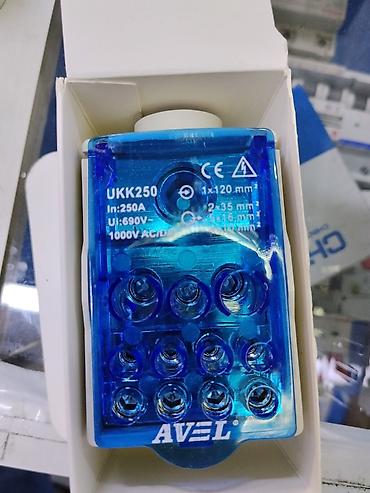 Распределительный клеммный блок AVEL UKK250. Характеристики по