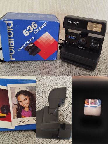 📸 Polaroid 636 CloseUp – Vintage Kamera | Made in UK ✅ 90-cı illərin