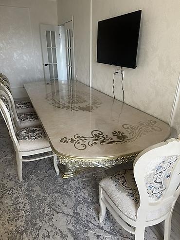стол стул класс: Обеденный гарнитур в классическом стиле - Большой прямоугольный стол — 1