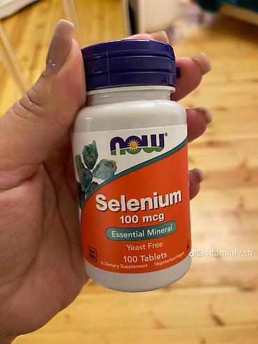vitamin e 400: NOW Foods Selenium 100 mcg – vacib mineral əlavəsi - Tərkib: Selenium — 1