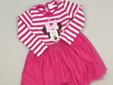 sukienka z koszulki: Dress, Disney, 9-12 months, condition - Very good