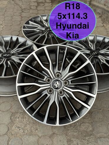руль опель: Литые Диски R 18 Hyundai, Комплект, отверстий - 5, Б/у