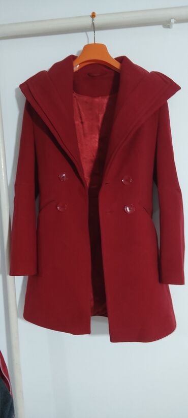 пальто красное: Пальто, Классика, Осень-весна, Кашемир