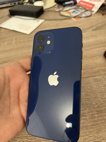телефон 2013 11 12 флай: IPhone 12, 128 GB, Blue Titanium, Simsiz şarj, Face ID
