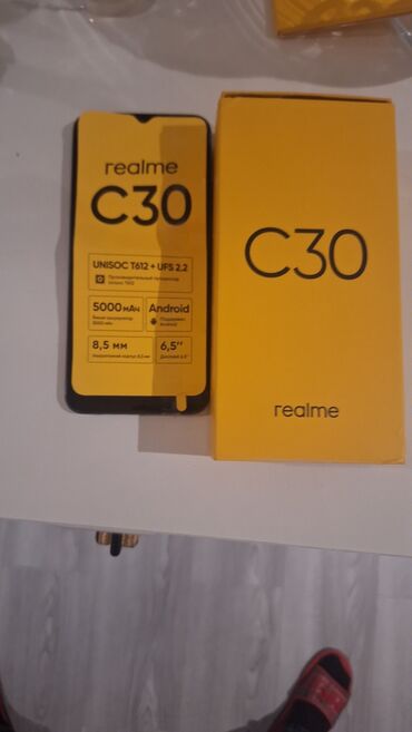 Realme: Realme C30, 32 GB, rəng - Qara