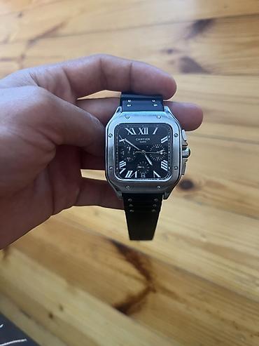 saat alıram: Cartier Santos 100 Chronograph Quartz kişi saatı - Korpus — 3