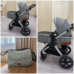 где купить школьную форму в баку: Başlıq: MehraEndirim ‼️ Kolyaska İdeal veziyyetde Cexolu Cantasi var