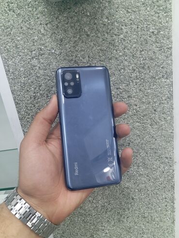 Xiaomi: Xiaomi Redmi Note 10, 128 GB, rəng - Boz, 
 Düyməli, Barmaq izi, İki sim kartlı