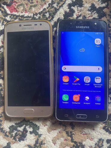 Samsung: Samsung Galaxy A22, Б/у, 16 ГБ, цвет - Черный, 1 SIM, 2 SIM
