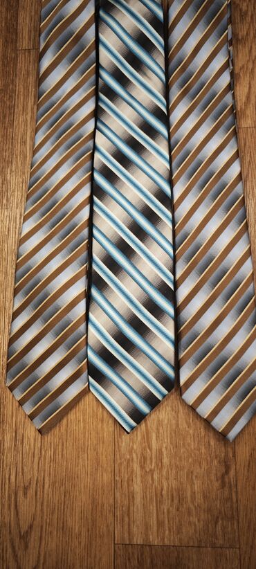 Галстуки, запонки: Галстуки мужские, новые. - Классические однотонные сатиновые — 17