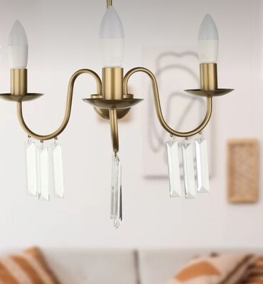 Sandıqlar: Çılçıraq, 3 lampa, Metal