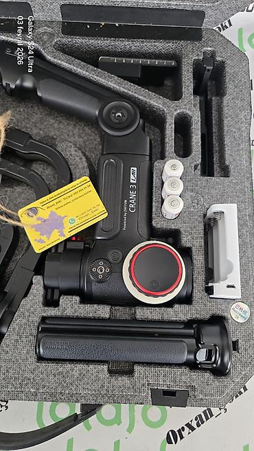 mini dv kamera: Zhiyun Crane 3 LAB PRO professional kamera stabilizatoru. Bu — 3