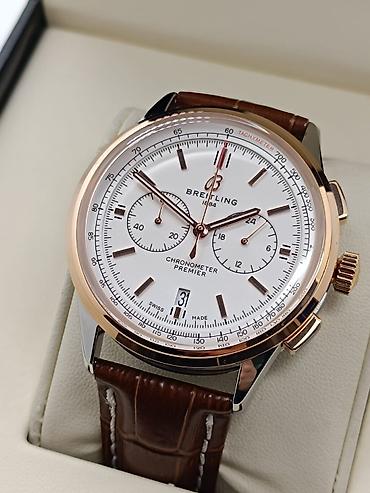 çadra: Yeni, Qol saatı, Breitling, rəng - Mavi — 1