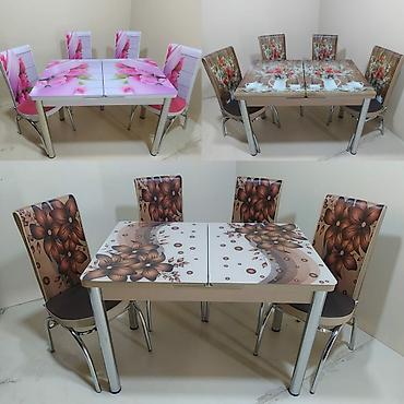 Masa və oturacaq dəstləri: *Hazır elde olan* ✔️Türk istehsalı🇹🇷 ✔️Kuxna üçün stol stul dəsti ✔️ — 19