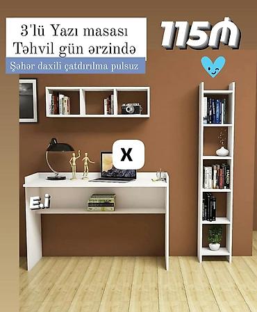 3-lü yazı masası dəsti Müasir və funksional dizayna malik bu 3-lü lalafo.az -da 3-lü yazı masası dəsti Müasir və funksional dizayna malik bu 3-lü
