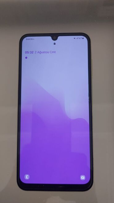 Samsung Galaxy A25, 256 GB, rəng - Sarı, Zəmanət, Kredit, Qırıq