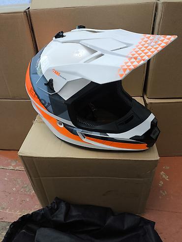 Шлемы: Мотошлем кроссовый (интеграл с визором-пиком) - Тип: полноразмерный — 16