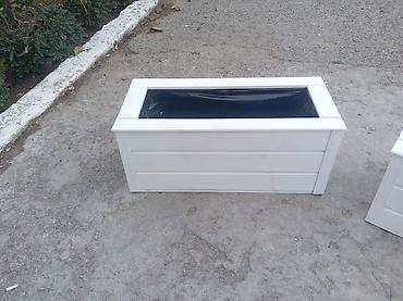 Bitkilər üçün dibçəklər: 100x30x35 olan dipcəkler Gulun hundurluyu 60-70sm Torfu və əkilməsi — 11