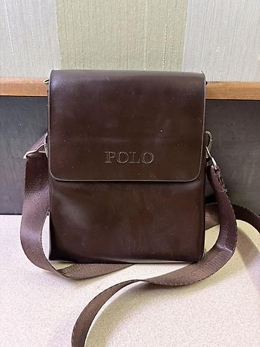 polo сумка: Мужская барсетка Polo, бордовый түстө. Күн сайын алып жүргөнгө абдан — 1