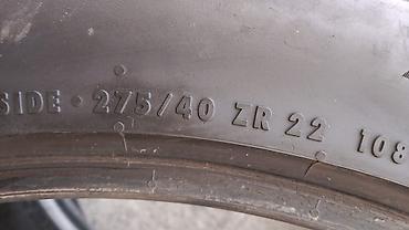 disqler: Continental avtomobil şinləri – 275/40 ZR22 108Y - Marka/model — 1