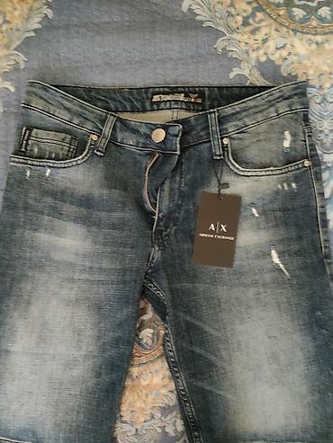 Шорты: Armani Exchange (A|X) denim şort - Model: Kişi denim şortu - Brend — 1