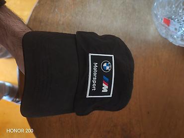 Kişi geyimləri: BMW M Motorsport beysbol papağı - Rəng: qara - Ön hissədə BMW loqosu — 3