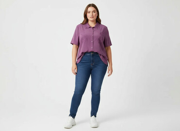 modne bluzki plus size: Жіноча блуза, розмір 6XL