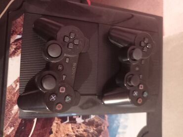 playstation ps3: Sony PlayStation 3 (Super Slim) oyun konsolu – 2 ədəd DualShock 3